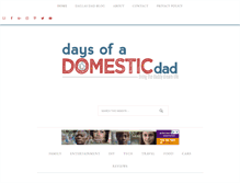Tablet Screenshot of daysofadomesticdad.com